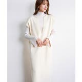 パール付きキーネックワンピース ワンピース 秋冬 | Growing Rich | 詳細画像11