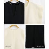 パール付きキーネックワンピース ワンピース 秋冬 | Growing Rich | 詳細画像15