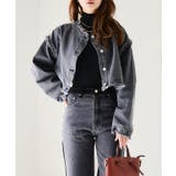 デニム2wayブルゾン デニムジャケット レディース | Growing Rich | 詳細画像4