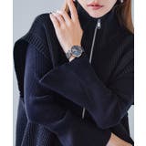 Wジップニットジレ ジレ ベスト | Growing Rich | 詳細画像12 