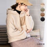 ボアブルゾン レディース ボアジャケット | Growing Rich | 詳細画像1