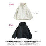 中綿ブルゾン レディース オーバーサイズ | Growing Rich | 詳細画像18