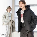 中綿ブルゾン レディース オーバーサイズ | Growing Rich | 詳細画像1