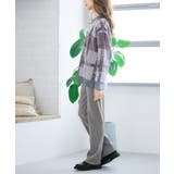 チェック柄ニット 洗えるニット チェック柄ニット | Growing Rich | 詳細画像10