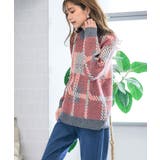 チェック柄ニット 洗えるニット チェック柄ニット | Growing Rich | 詳細画像5