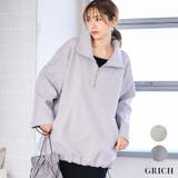 ハーフZIPプルオーバー ハーフジップ レディース | Growing Rich | 詳細画像1 