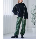 アルパカタッチステッチニット ニット レディース | Growing Rich | 詳細画像2