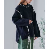 アルパカタッチステッチニット ニット レディース | Growing Rich | 詳細画像3