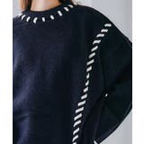 アルパカタッチステッチニット ニット レディース | Growing Rich | 詳細画像7