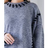 アルパカタッチステッチニット ニット レディース | Growing Rich | 詳細画像8