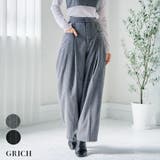 ピンストライプワイドタックパンツ ボトムス パンツ[品番