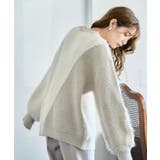 バイカラーシャギーニットプルオーバー ニットレディース 秋冬 | Growing Rich | 詳細画像6