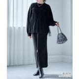 チュールドッキングニットプルオーバー ニットレディース 秋冬 | Growing Rich | 詳細画像7 