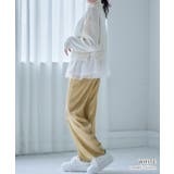 裾チュールレイヤードニットプルオーバー ニットレディース 秋冬 | Growing Rich | 詳細画像5