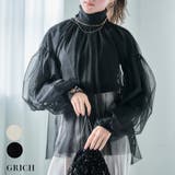 チュールレイヤードブラウス チュール ブラウス | Growing Rich | 詳細画像1 