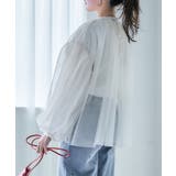 チュールレイヤードブラウス チュール ブラウス | Growing Rich | 詳細画像8 