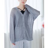 ラメスパンコール Vネック カーディガン | Growing Rich | 詳細画像7