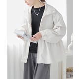 アイボリー | スタンドカラー ペプラム ブルゾン | Growing Rich