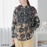 バンドカラーシャツ シャツ ブラウス | Growing Rich | 詳細画像1 