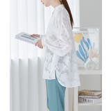 バンドカラーシャツ レディース シア―シャツ | Growing Rich | 詳細画像6 