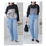 オーバーサイズロンT ロングtシャツ レディース | Growing Rich | 詳細画像8