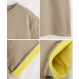 袖バイカラーニットT 半袖 配色 | Growing Rich | 詳細画像13 