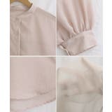 バンドカラー シアー シャツ | Growing Rich | 詳細画像15 