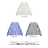 前後2wayバンドカラーボリューム袖シャツブラウス ボリューム袖 ブラウス | Growing Rich | 詳細画像12