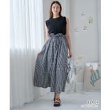 ブラックチェック | [ワンピース]ドッキングギンガムチェックワンピース[230403] | Growing Rich