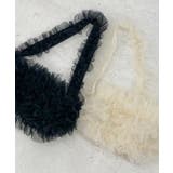 チュールフリルボディバッグ シアーチュール ショルダーバッグ | Growing Rich | 詳細画像2