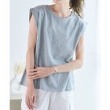 グレー | パール シルバースタッズ付き タックタンク | Growing Rich