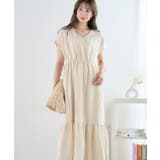 縦ジャガードギャザーワンピ [240318] | Growing Rich | 詳細画像7 