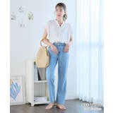 [トップス]接触冷感 バンドカラーフレンチスリーブシャツ[240502] | Growing Rich | 詳細画像6 