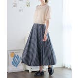 ストライプ バルーンスカート 夏 | Growing Rich | 詳細画像9