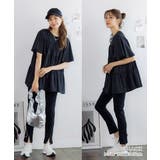 フレア袖ティアードチュニック フレア チュニック | Growing Rich | 詳細画像15