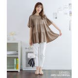 フレア袖ティアードチュニック フレア チュニック | Growing Rich | 詳細画像17