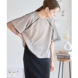 チュールレイヤードラグランtシャツ シアーTシャツ 半袖 | Growing Rich | 詳細画像2 