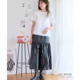 チュールティアード切替Tシャツ チュール ティアード | Growing Rich | 詳細画像2