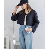 ブラック | 楊柳シアーりぼんブラウスカーディガン 楊柳 シアー | Growing Rich