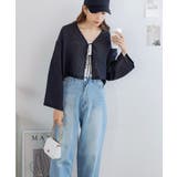 楊柳シアーりぼんブラウスカーディガン 楊柳 シアー | Growing Rich | 詳細画像9