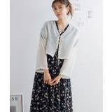 楊柳シアーりぼんブラウスカーディガン 楊柳 シアー | Growing Rich | 詳細画像11