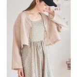 楊柳シアーりぼんブラウスカーディガン 楊柳 シアー | Growing Rich | 詳細画像13