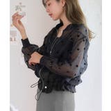 フロッキードットシアーブルゾン 上品で高見え 夏はおり | Growing Rich | 詳細画像6