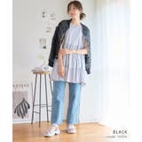 フロッキードットシアーブルゾン 上品で高見え 夏はおり | Growing Rich | 詳細画像10
