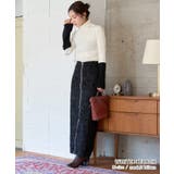 M Lサイズ 配色フレアスリーブリブニット | Growing Rich | 詳細画像7