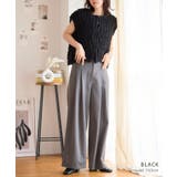 手編みの暖かさ。 ハンドニットロービングベスト ニット | Growing Rich | 詳細画像7