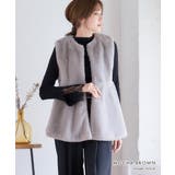 ペプラムファーベスト ファー ベスト | Growing Rich | 詳細画像8