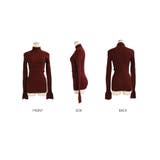 フレアスリーブ リブニット 長袖 | Growing Rich | 詳細画像18