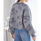 ニュアンス柄 シャギーニット 花柄 | Growing Rich | 詳細画像6 