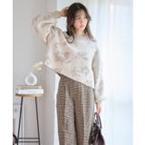 ニュアンス柄 シャギーニット 花柄 | Growing Rich | 詳細画像9 